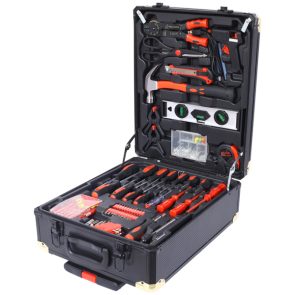 969 Piece Men's Home Repair Tool Set, Tool Box Organizer With 4 Drawers, Universal Household Tool Set With Rolling Tool Box - Image 8