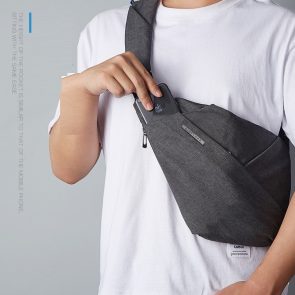 Digital Storage Canvas Chest Bag Crossbody Multi-functional Business Close Shoulder Anti-theft Package - Image 1