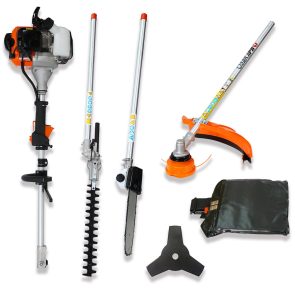 4 In 1 Multi-Functional Trimming Tool Garden Tool System With Gas Pole Saw Trimmer - Image 2