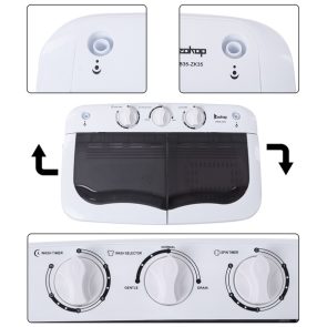 XPB35-ZK35 14.3lbs Semi-automatic Gray Cover Washing Machine - Image 6